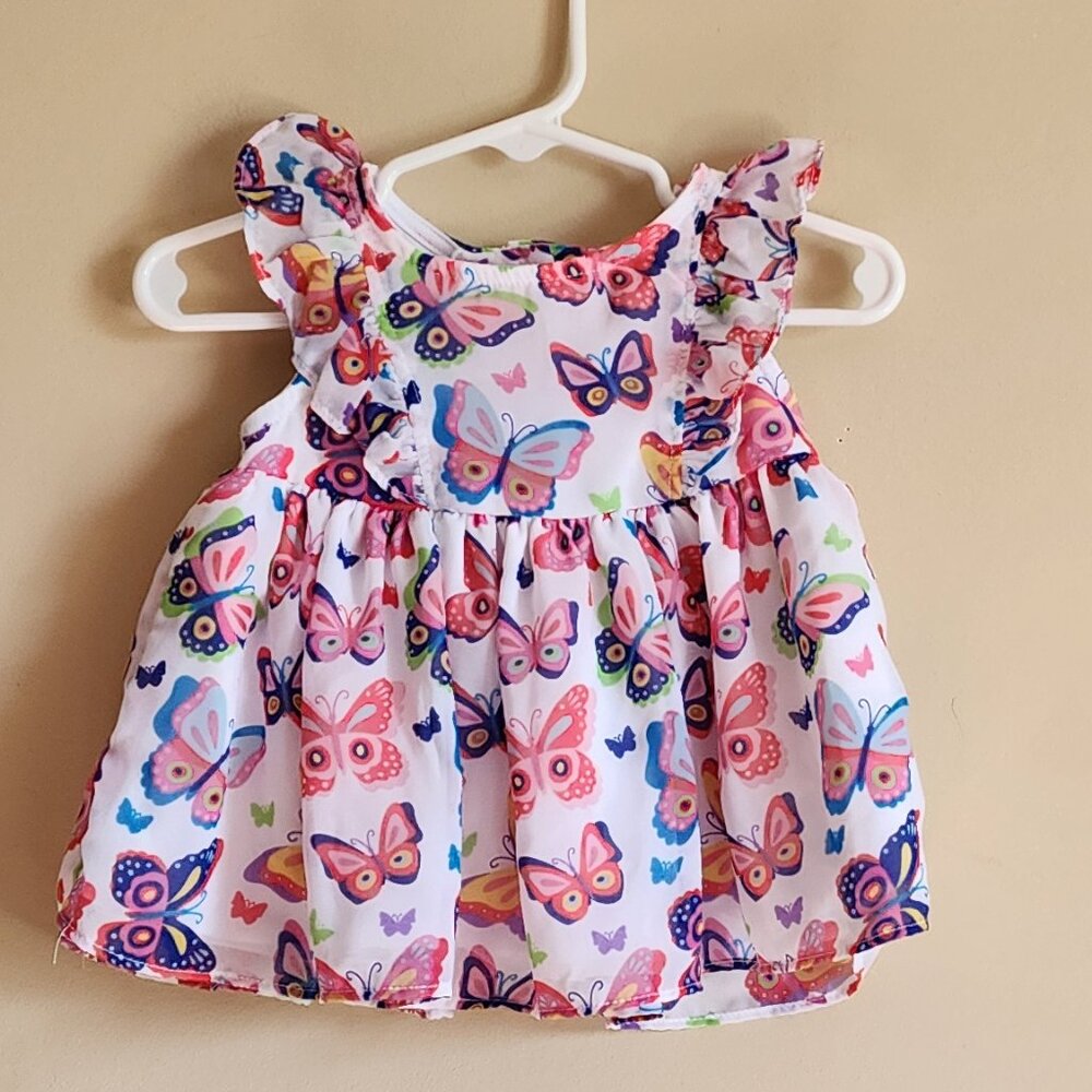 Goodlad- Butterfly Dress Size 12 Months NWT